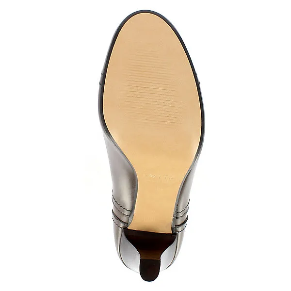 EVITA Damen Schnürpumps MARIA Klassische Pumps - Taupe – Bild 3