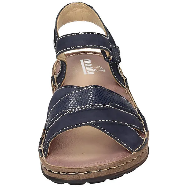 Manitu Sandalen Klassische Sandaletten - Blau – Bild 5
