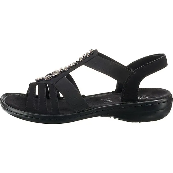Rieker Komfort-Sandalen - Schwarz – Bild 2