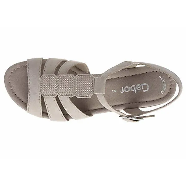 Gabor Sandalen/Sandaletten - Beige – Bild 2